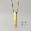Engraved necklaces