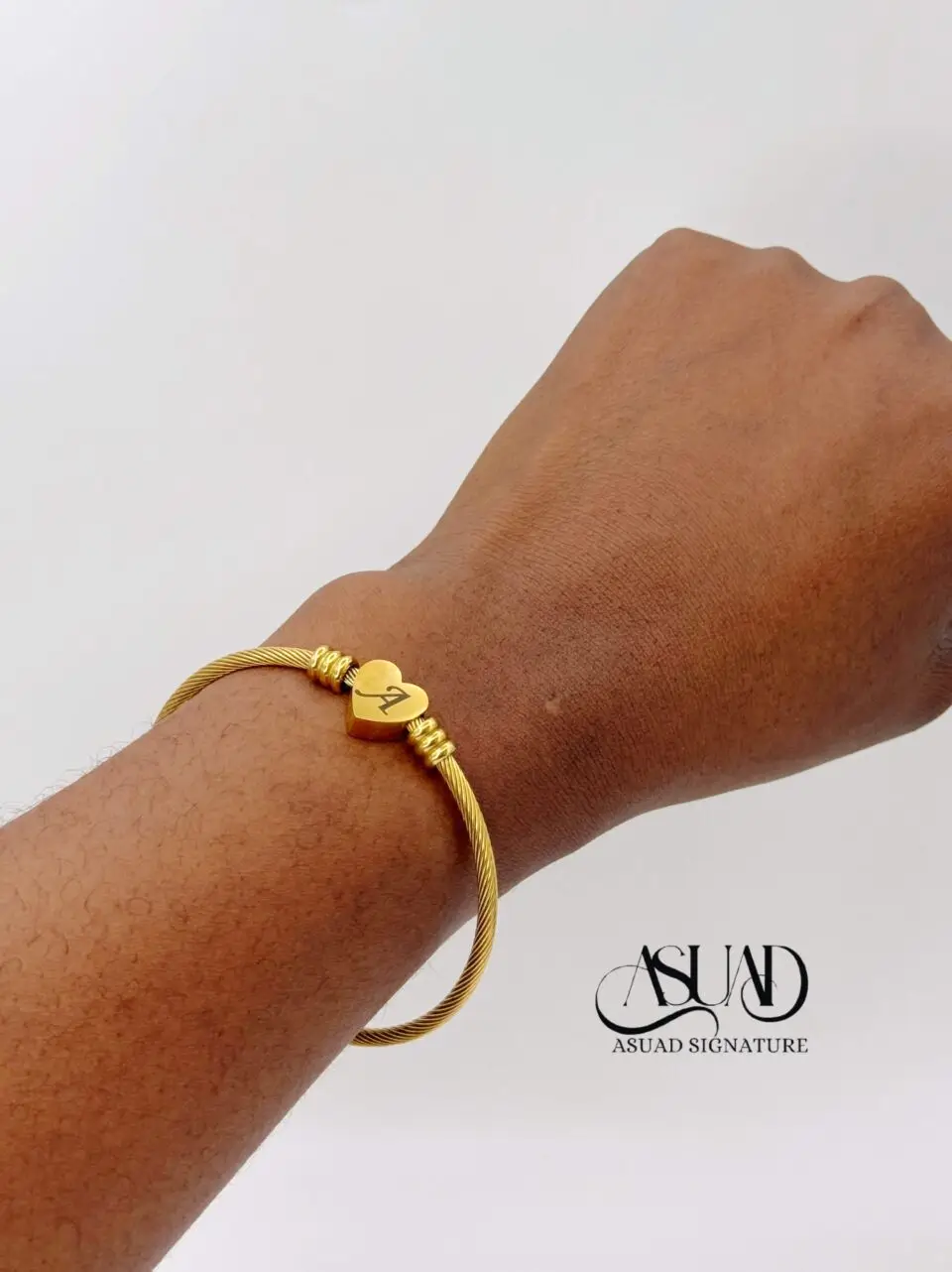 Initial love bangle