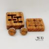 Engraved wooden accessories