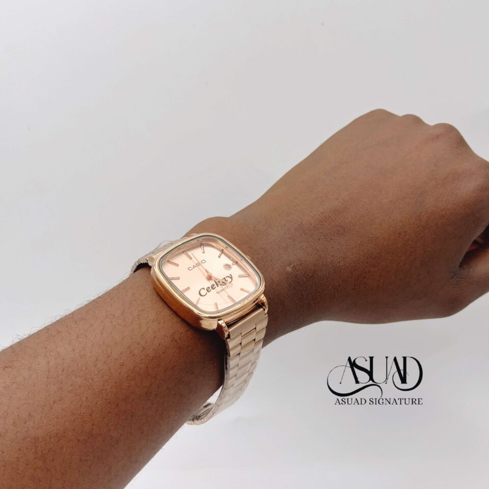 AS 01 Engraved  wristwatch