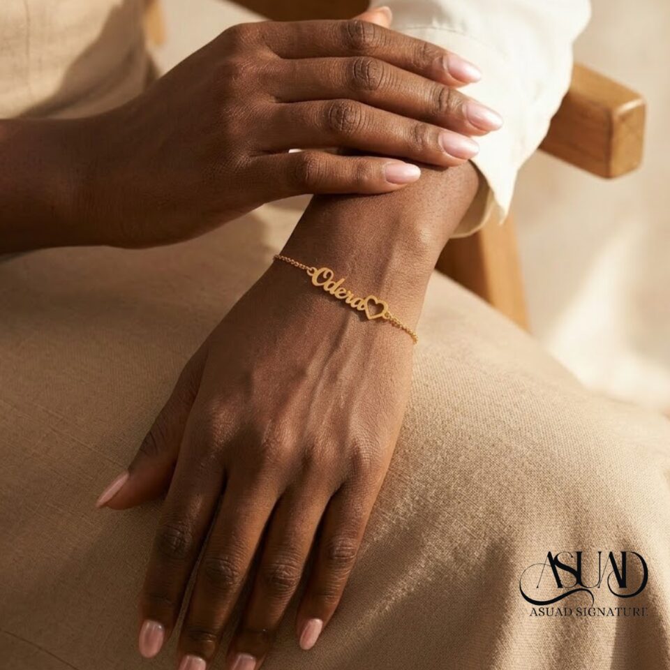 ASUAD01 custom love bracelet