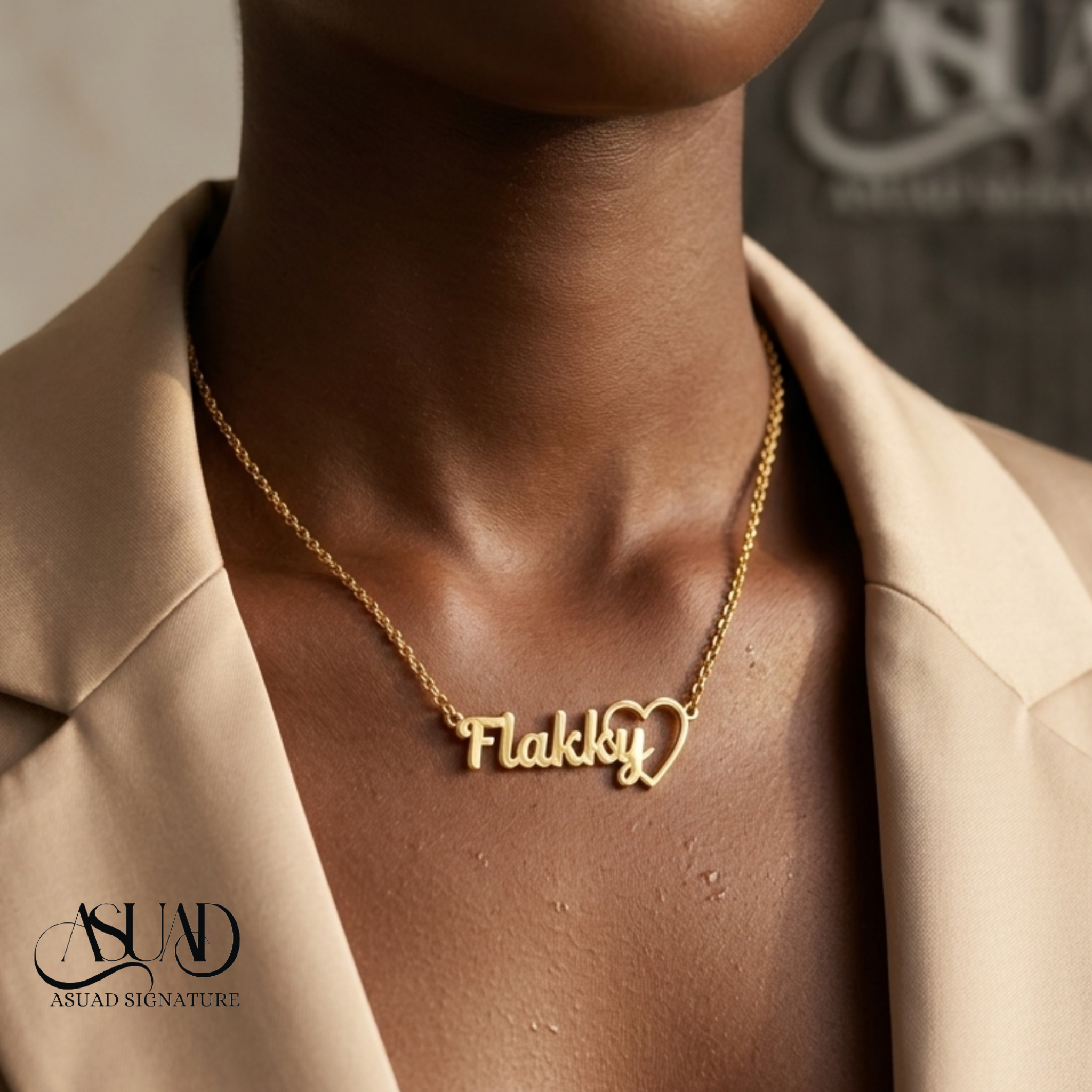 customized love necklace, customized jewelry, birthday gift