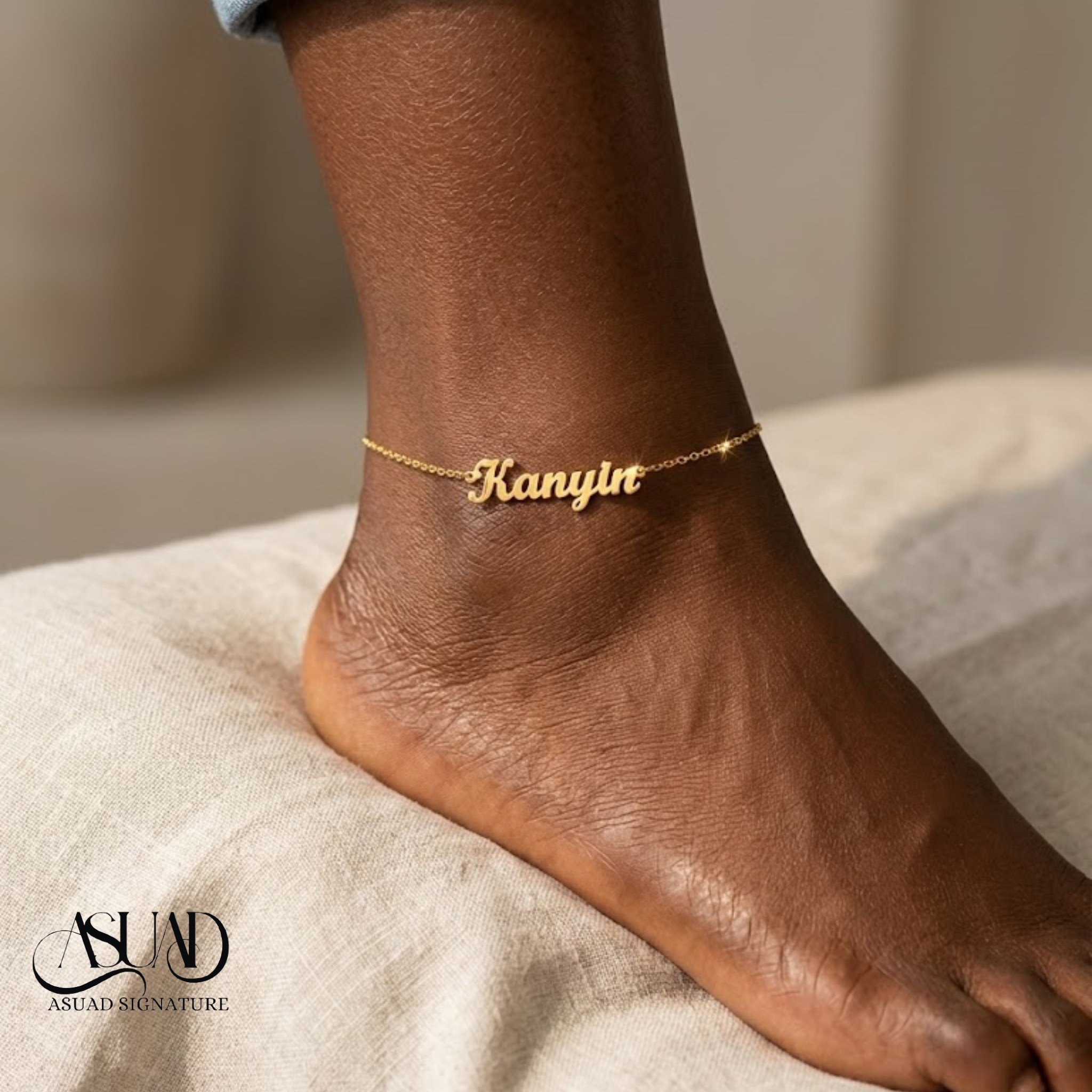 customized anklet in nigeria, personalized anklet